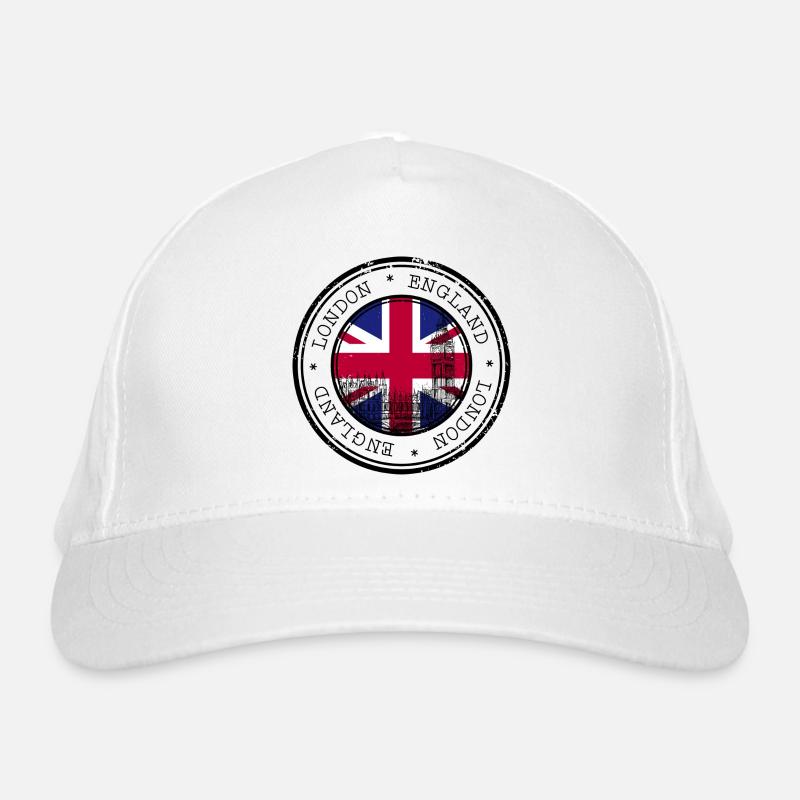 Insigne rond du drapeau de Londres Casquette classique bio