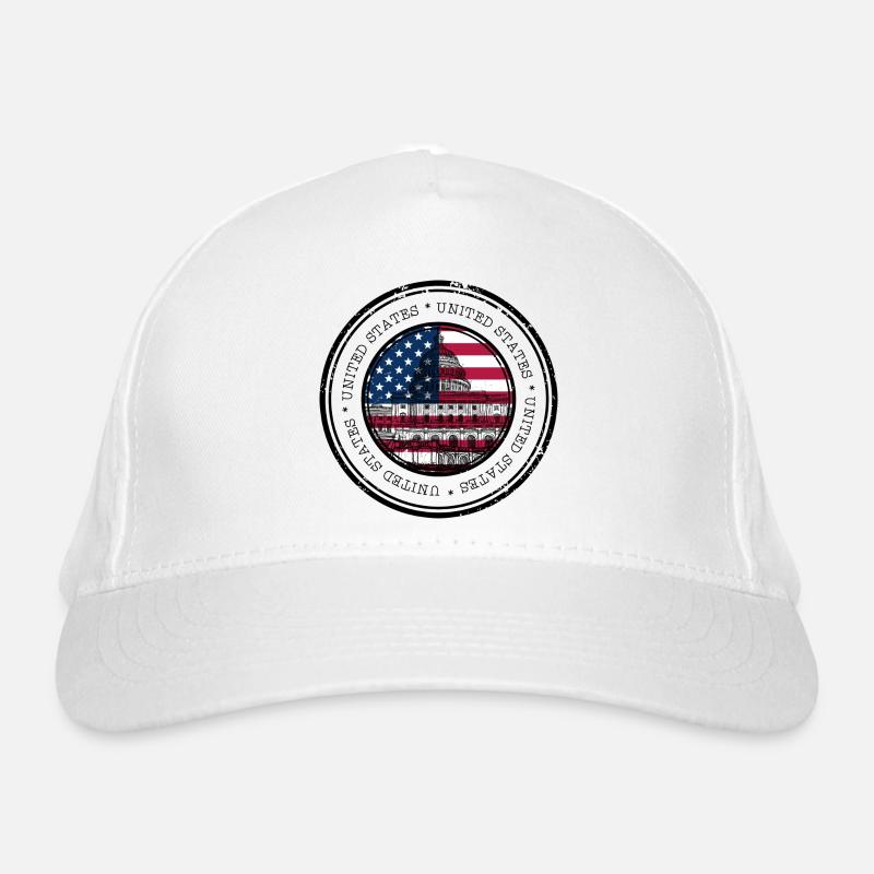Capitol Flag Circle Emblem Organic Baseball Cap
