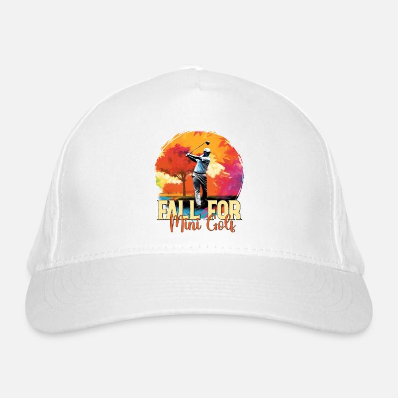 Fall in love with minigolf, -golfer Organic Baseball Cap