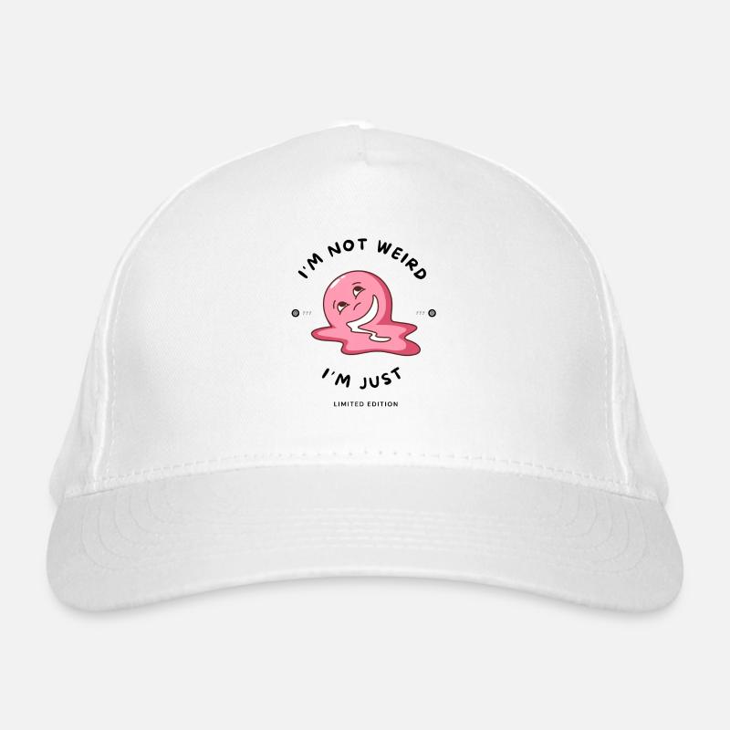 Weird edition cartoon Organic Baseball Cap