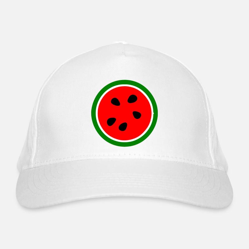 Wassermelone Bio-Baseballkappe