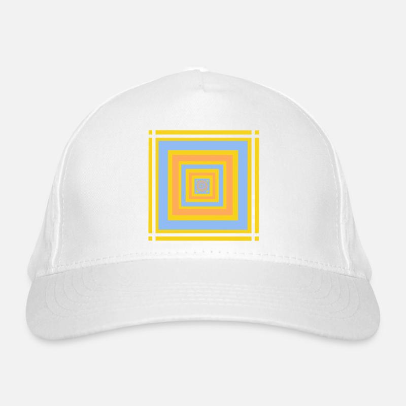 Motifs de jeu de couleurs géométriques Casquette classique bio