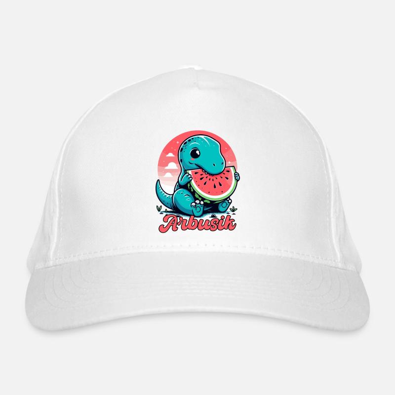 Süßer T-Rex Wassermelone Arbusik Geschenk Bio-Baseballkappe