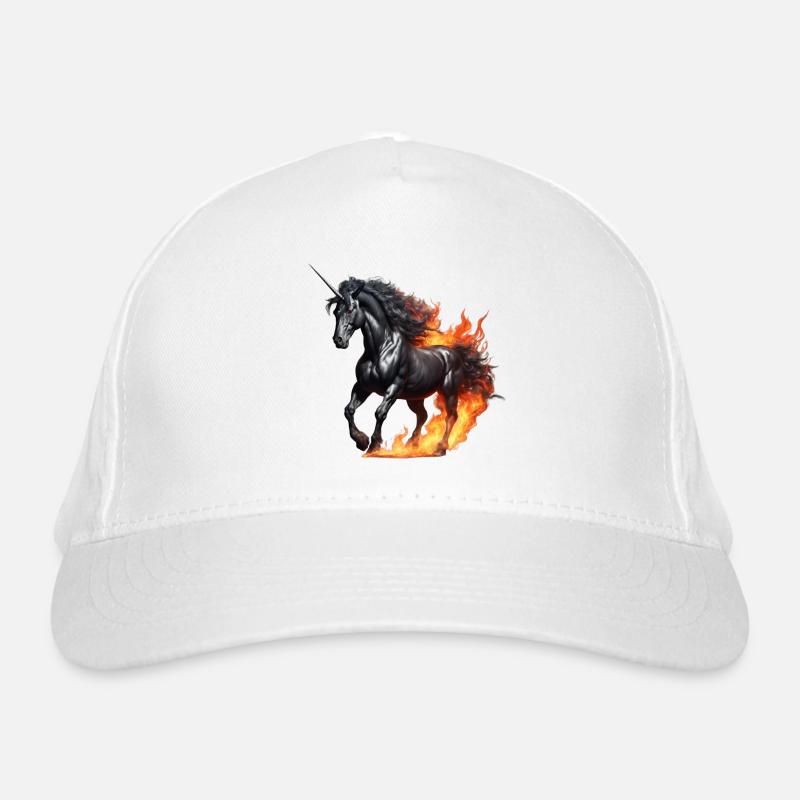 The Mighty Black Unicorn Organic Baseball Cap