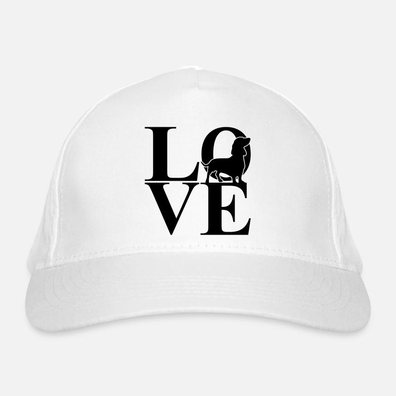 Teckel Love Dog Motif Casquette classique bio