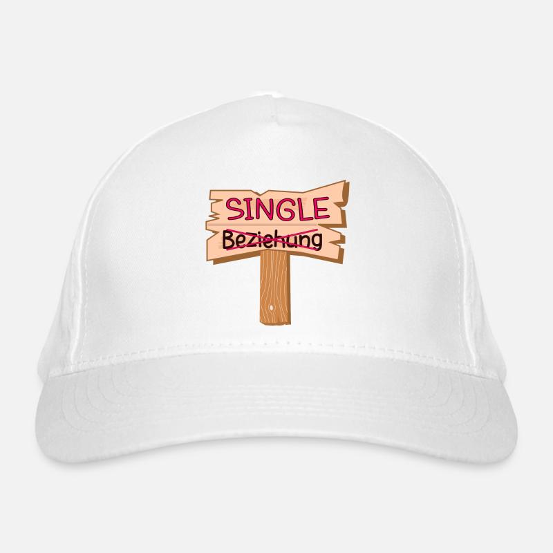 BEZIEHUNG SINGLE SPRÜCHE Bio-Baseballkappe