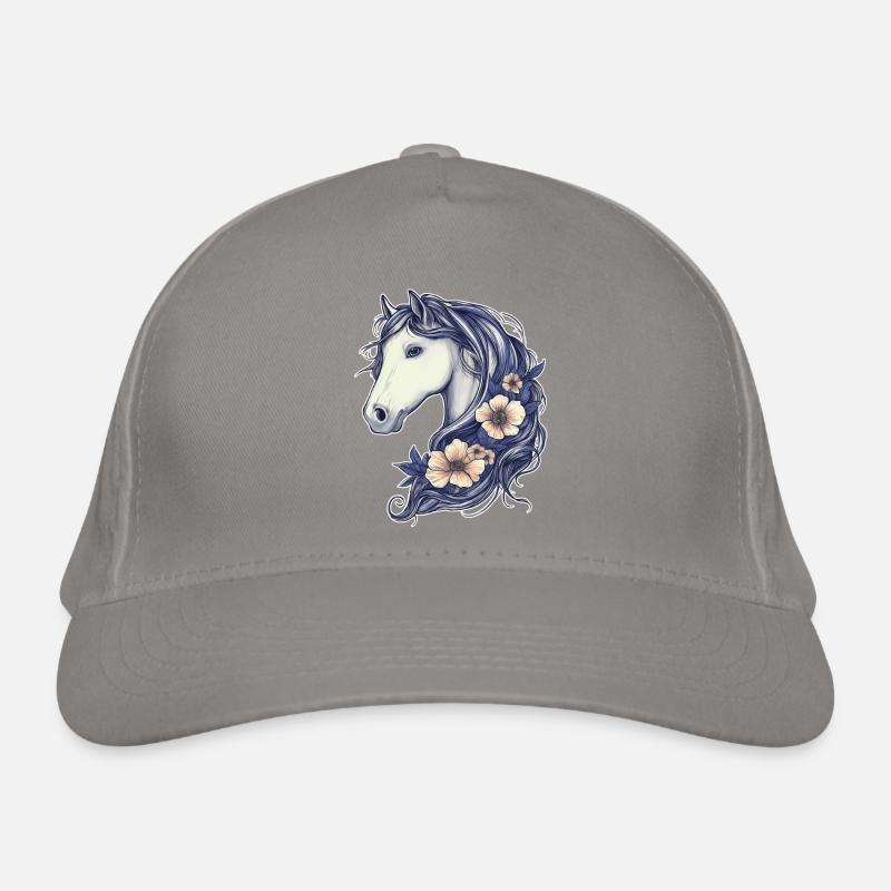 Süßes Pferd Bio-Baseballkappe
