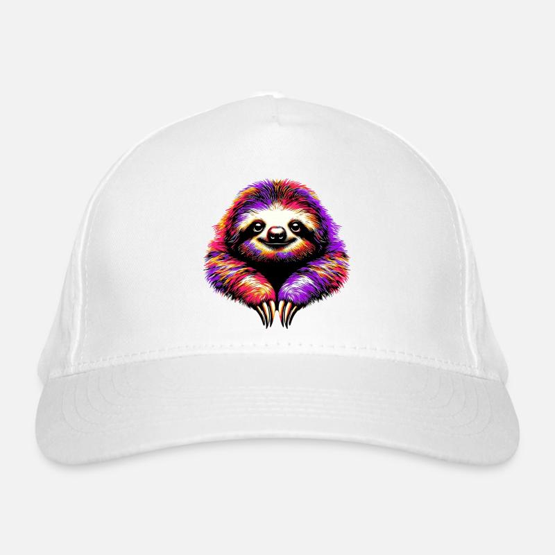 Sloth Organic Baseball Cap
