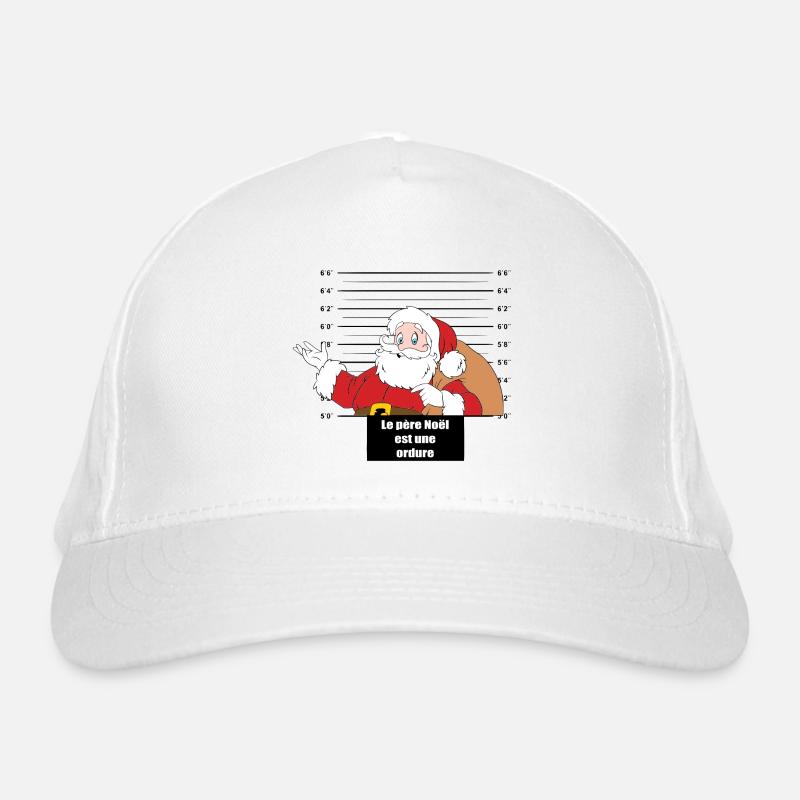 Der Weihnachtsmann ist ein Stück Müll Bio-Baseballkappe