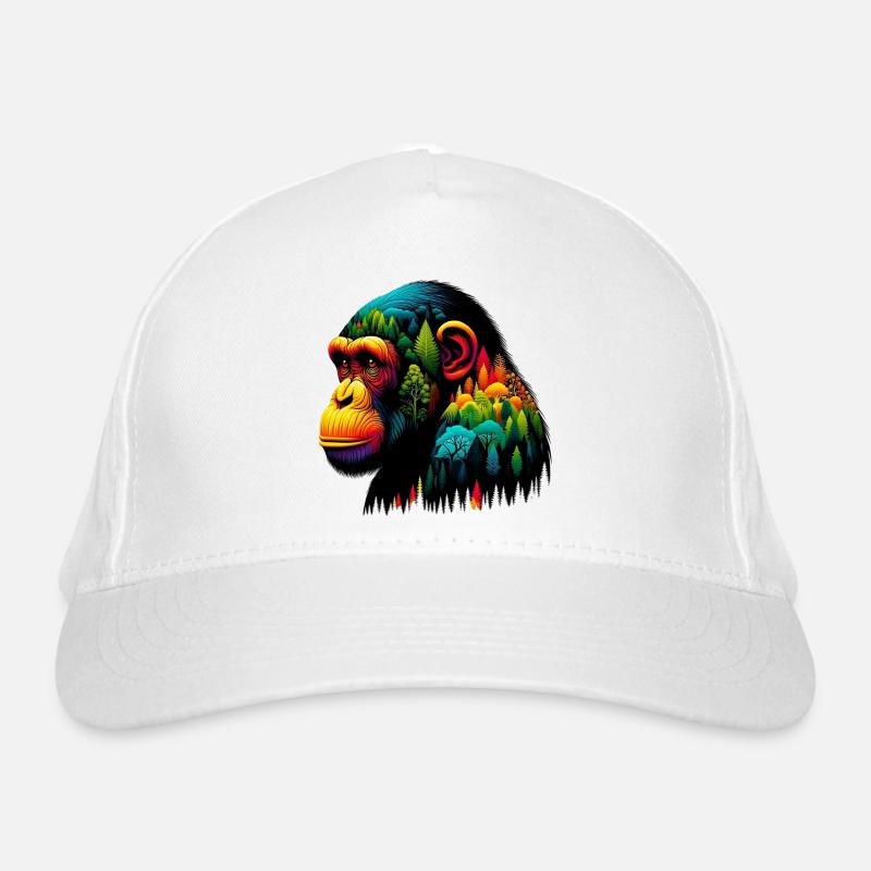 Monkey Organic Baseball Cap