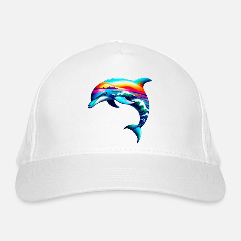 Delfin Bio-Baseballkappe