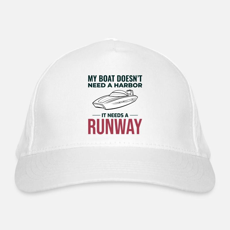 Speedboat Racing Boaters Thrill Seekers Organic Baseball Cap