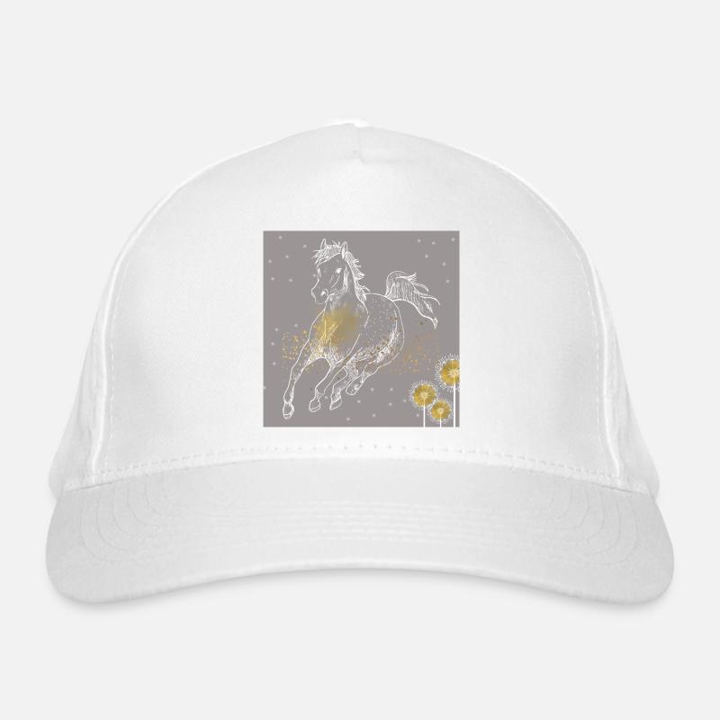 Cheval. Casquette classique bio