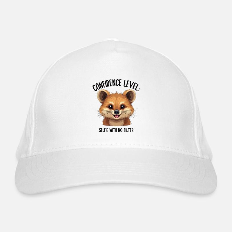 Confidence Level: Selfie with no Filter. Organic Baseball Cap