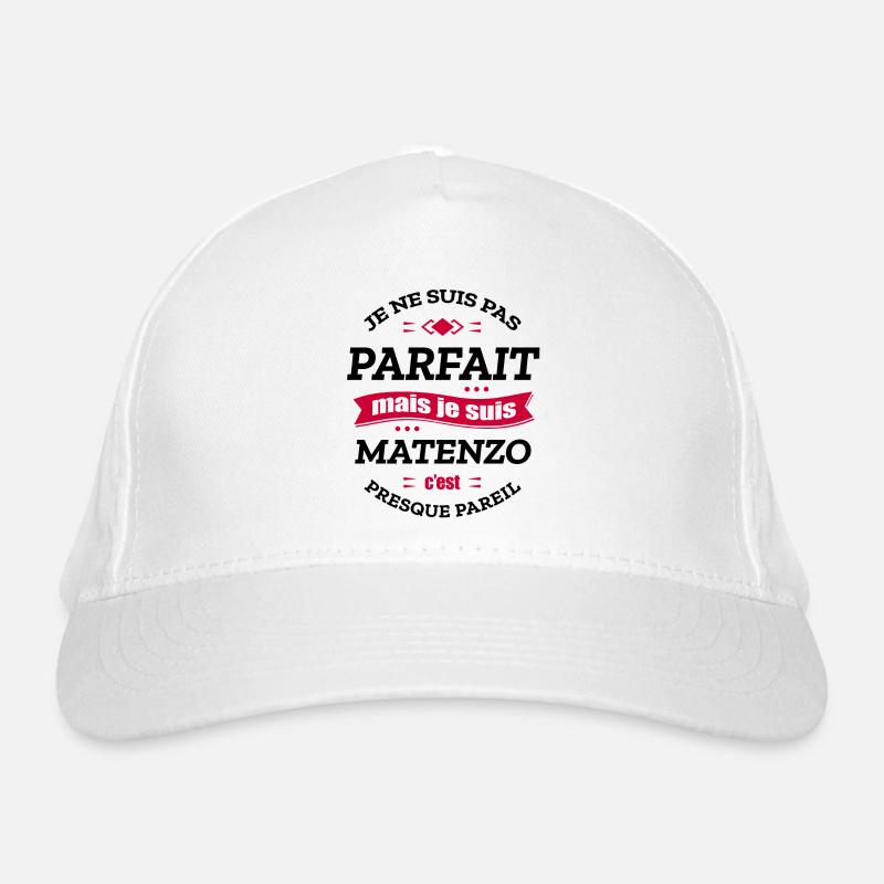 MATENZO PARFAIT - PRENOM MATENZO Casquette classique bio