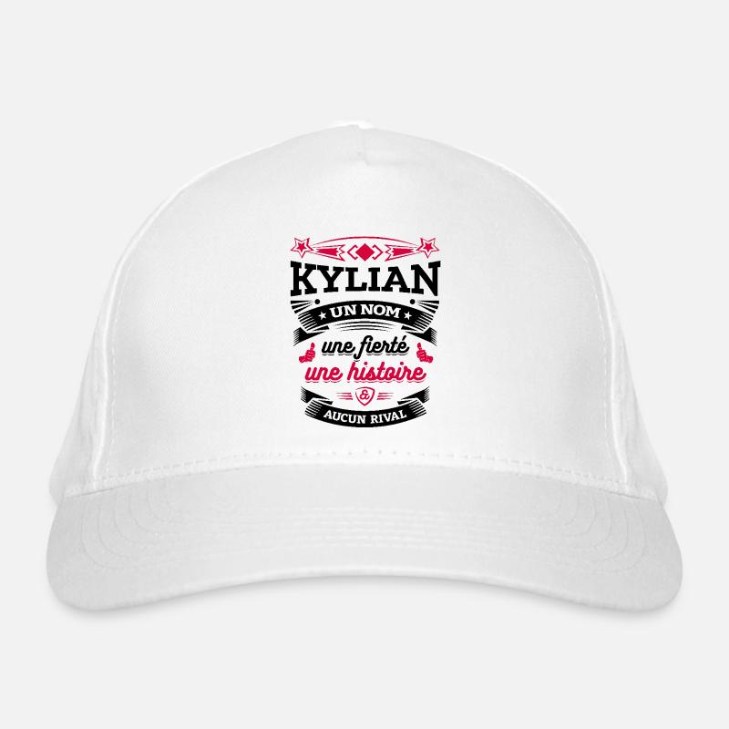 KYLIAN UN NOM UNE FIERTÉ AUCUN RIVAL Casquette classique bio