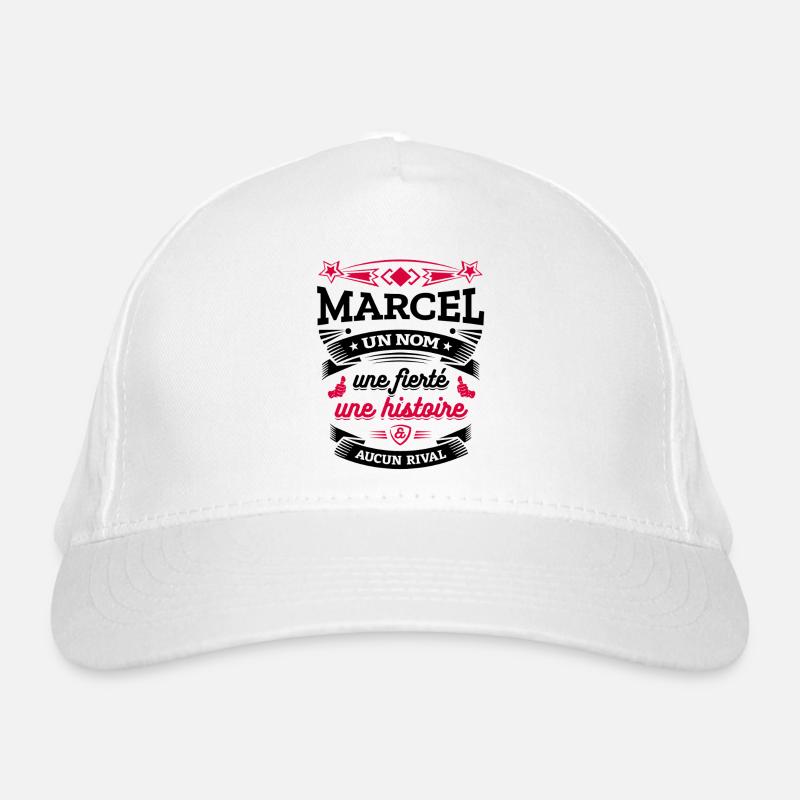 MARCEL UN NOM UNE FIERTÉ AUCUN RIVAL Casquette classique bio
