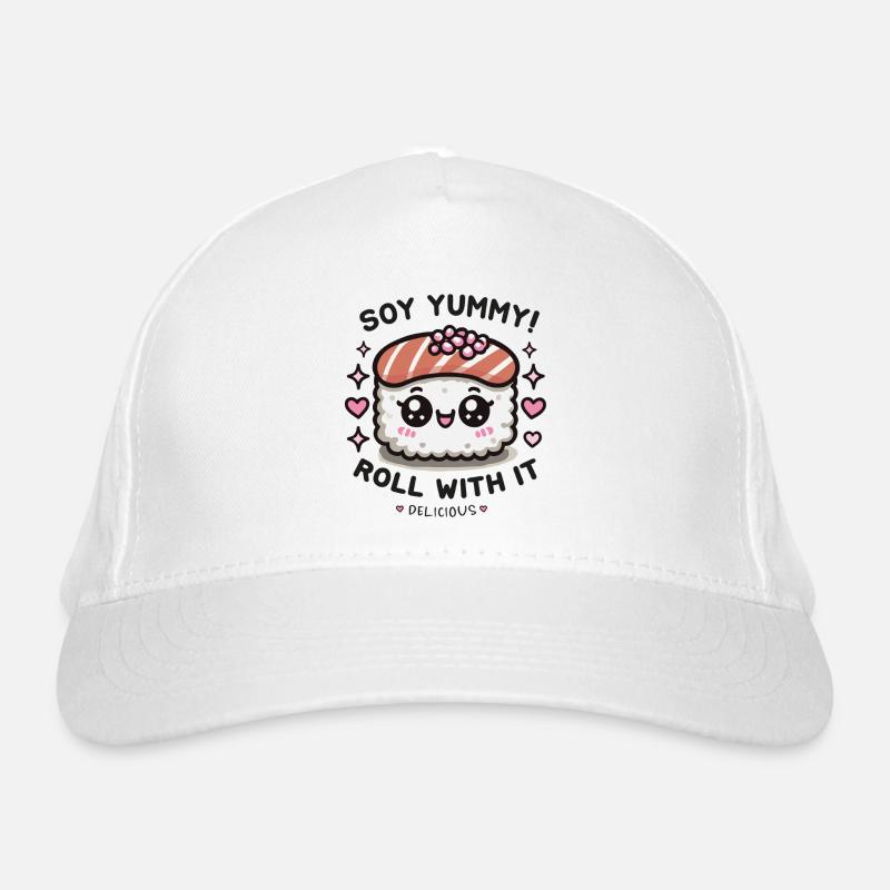 Sushi vibes Roll with it! Organic Baseball Cap