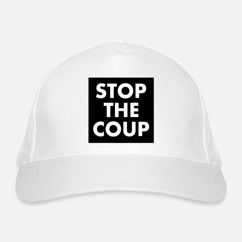 stop the coup Bio-Baseballkappe
