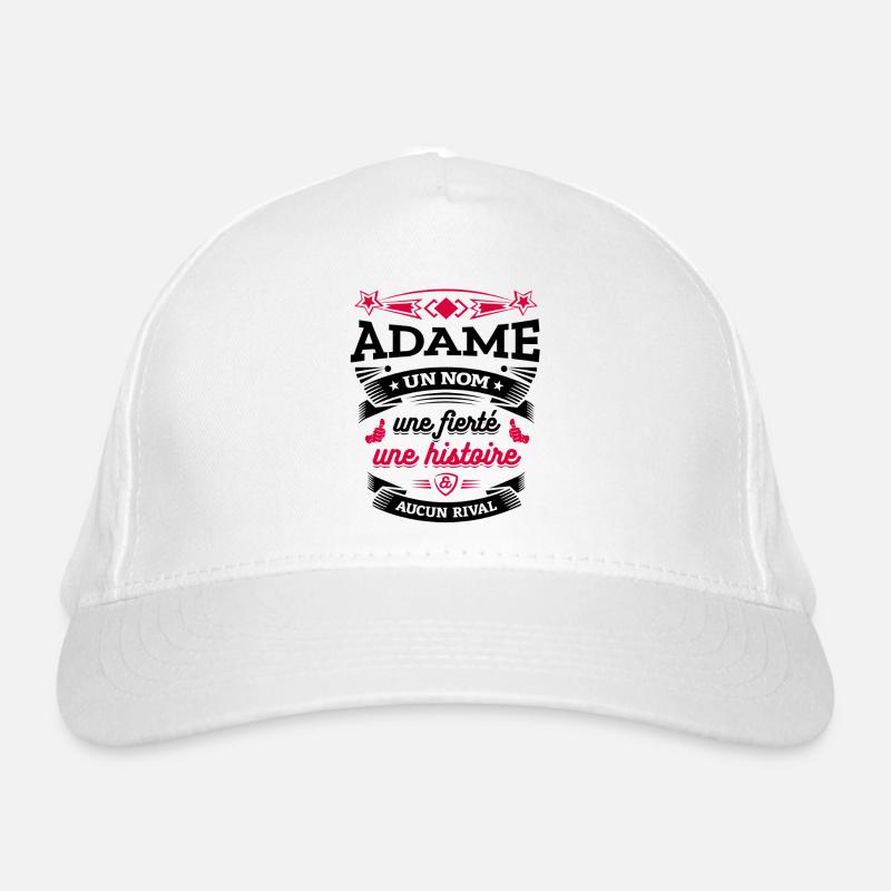 ADAME UN NOM UNE FIERTÉ AUCUN RIVAL Casquette classique bio