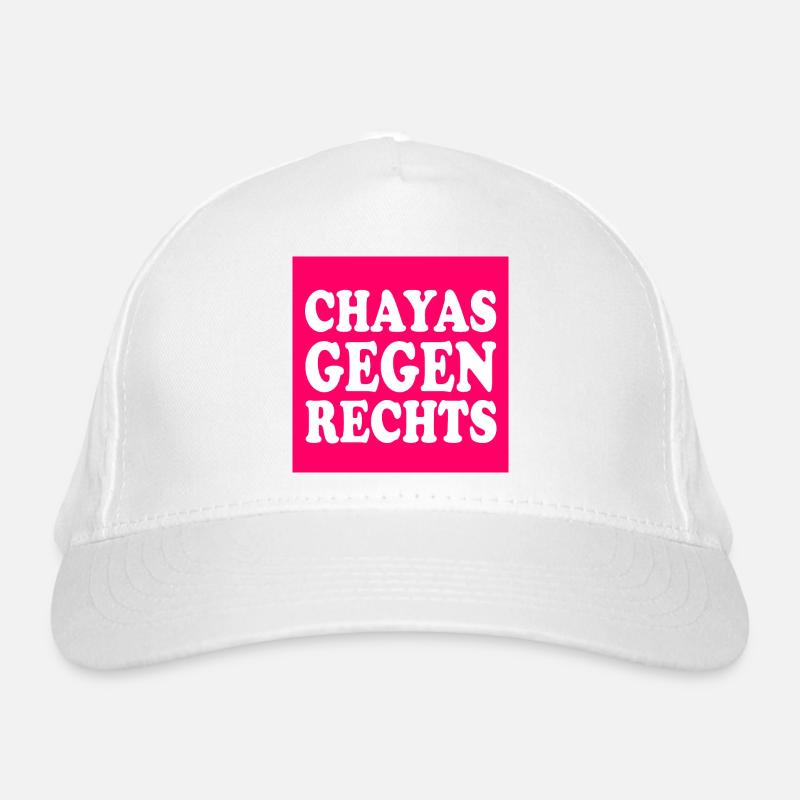 chayas gegen rechts Bio-Baseballkappe