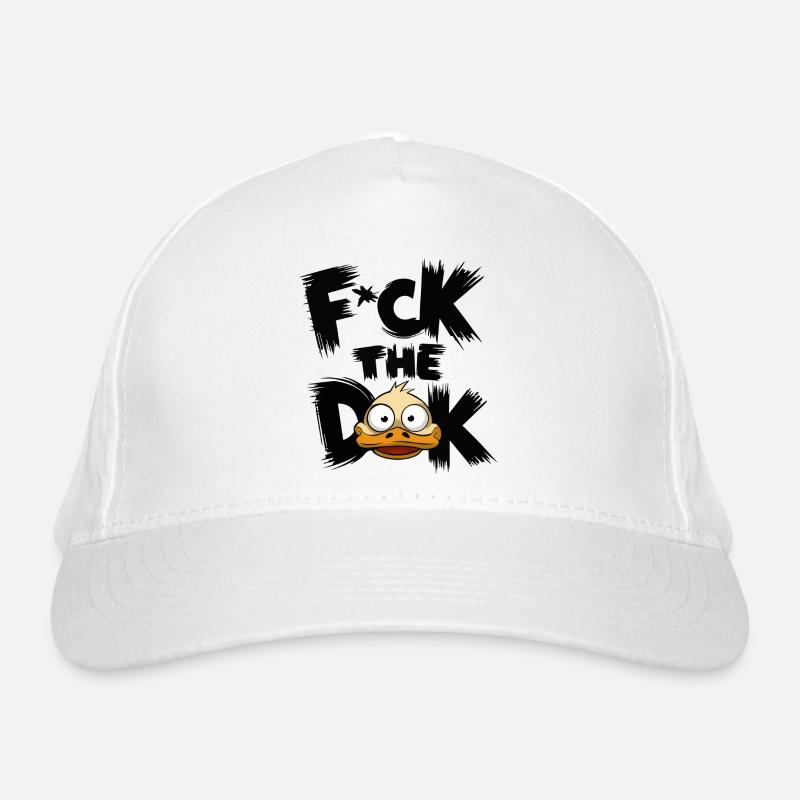 F*ck the duck Bio-Baseballkappe