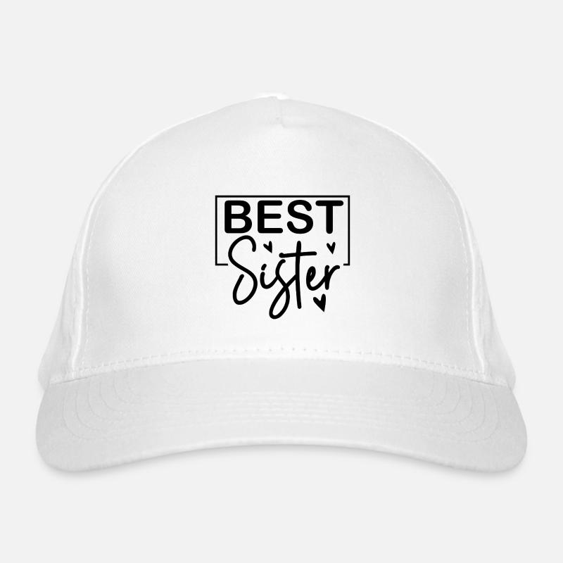 Beste Schwester Bio-Baseballkappe