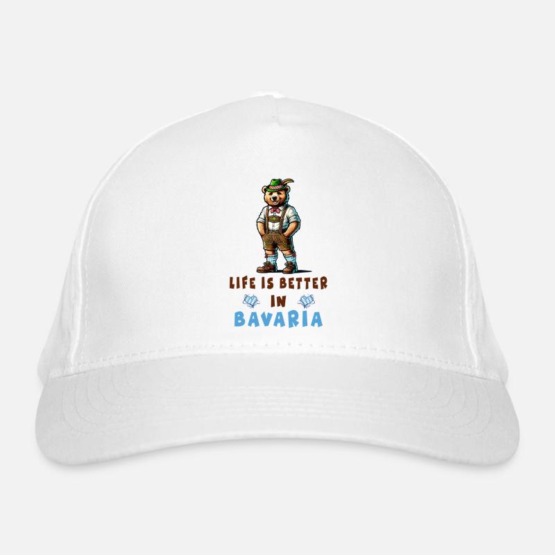 Bavarian Bear Organic Baseball Cap