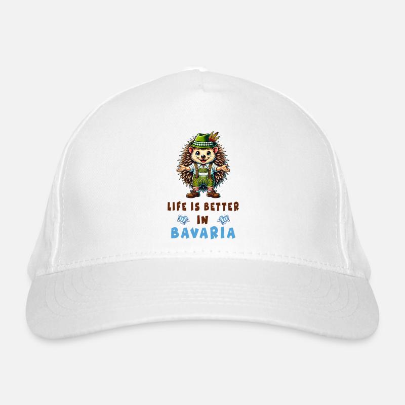 Bavarian hedgehog Organic Baseball Cap
