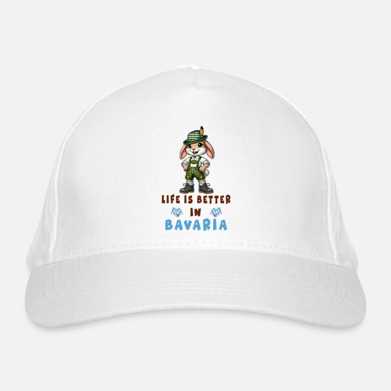 Bavarian Rabbit Organic Baseball Cap