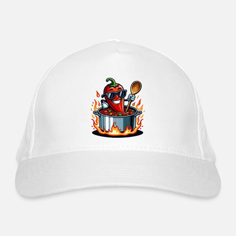 Cuisiner avec le feu Casquette classique bio