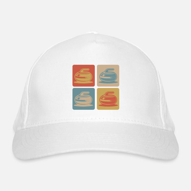 Curling Vintage Design Casquette classique bio