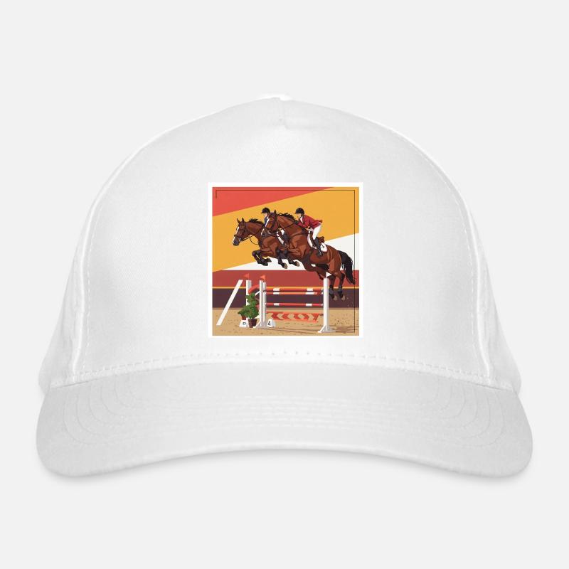 L’art du saut d’obstacles - Casquette classique bio - blanc