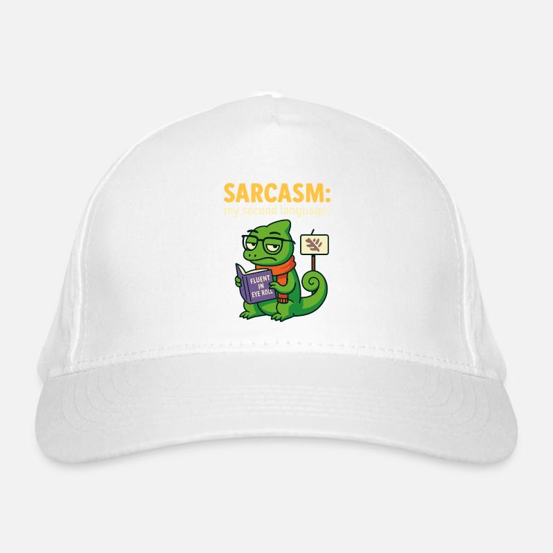 Sarkasmus Zweite Sprache Bio-Baseballkappe