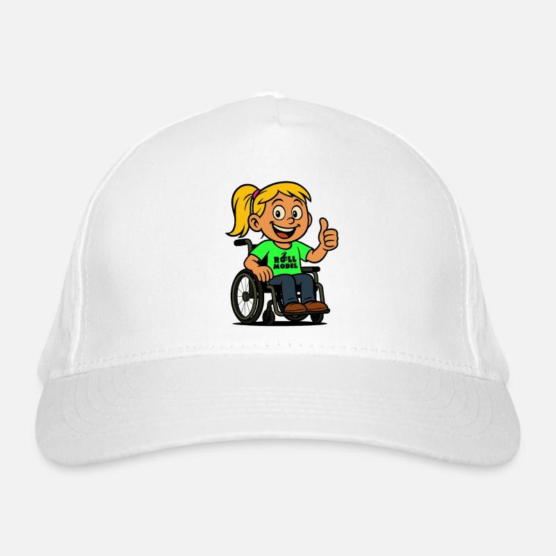 Lolla modèle d’utilisateurs de fauteuils roulants. Fauteuil roulant # Casquette classique bio
