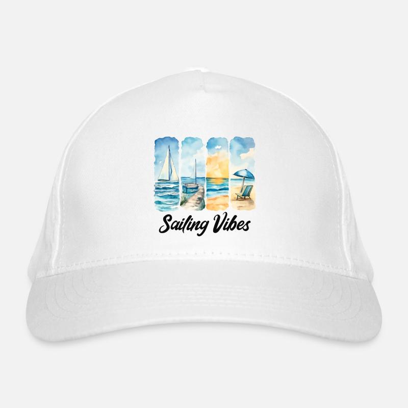 Sailing Vibes – Feel the Ocean Organic Baseball Cap