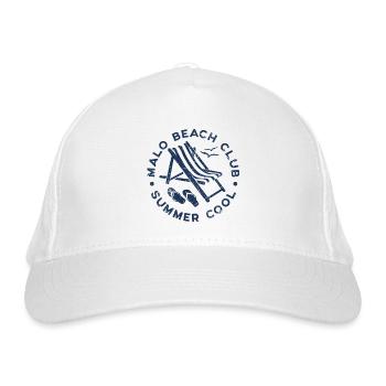 Malo beach - Casquette classique bio - blanc - Devant