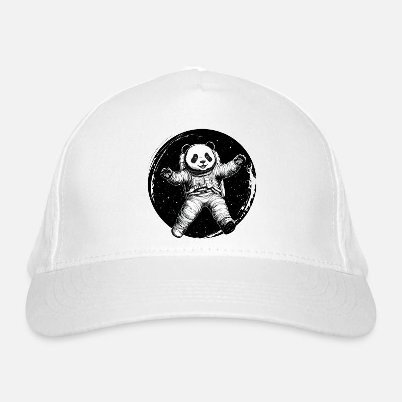 Astronauten-Panda – Süßer Space Explorer Bio-Baseballkappe