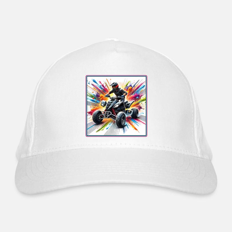 Quad Power – Explosion de couleurs Casquette classique bio