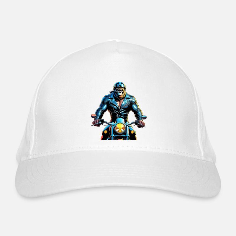 Illustration de cavalier de gorille urbain Casquette classique bio