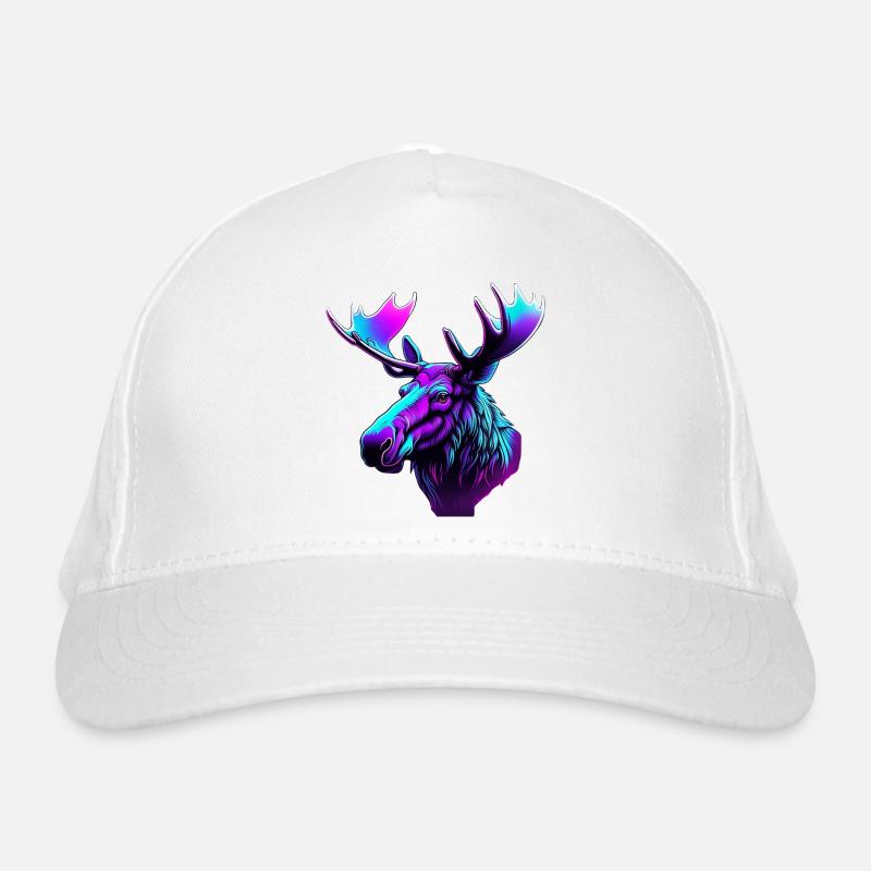 Neon Moose: Mystical Colour Rush Organic Baseball Cap