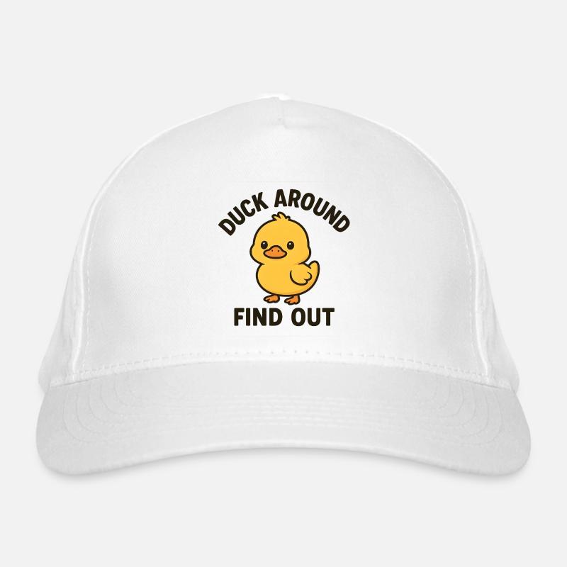 « Canard et découvre » - Canard mème drôle Casquette classique bio