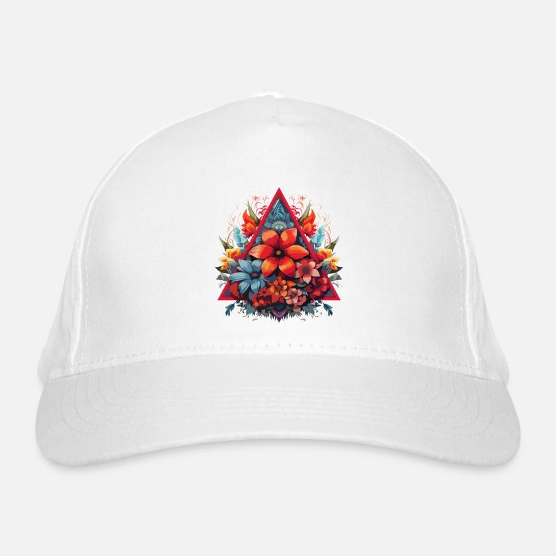 Triangle de fleurs Casquette classique bio