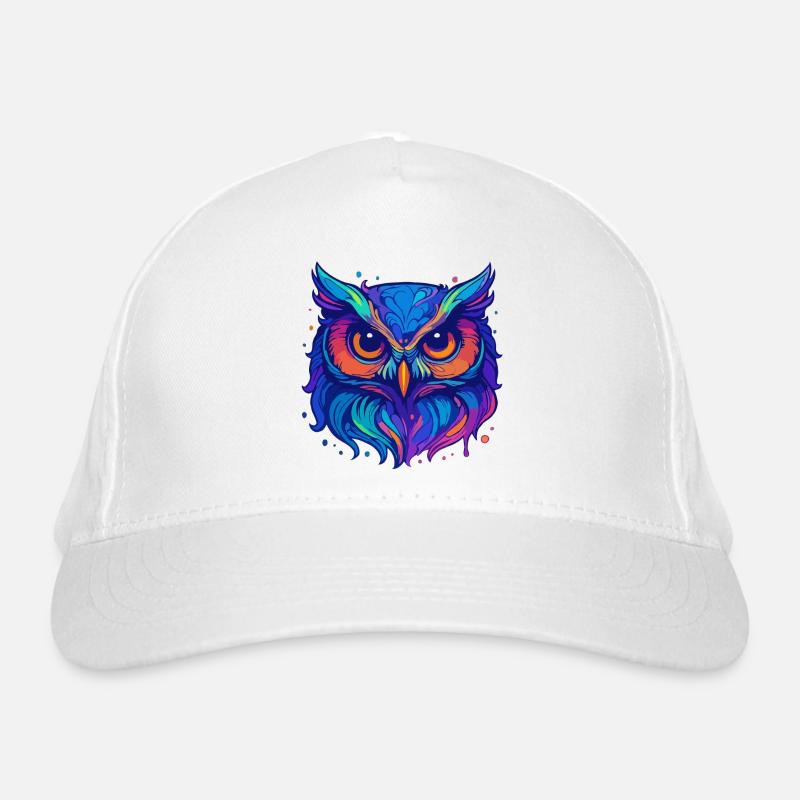 Neon Owl Organic Baseball Cap