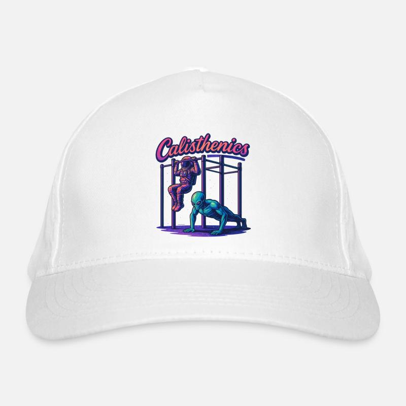 Calisthenics Astronaut Alien Pull-ups Gift Organic Baseball Cap