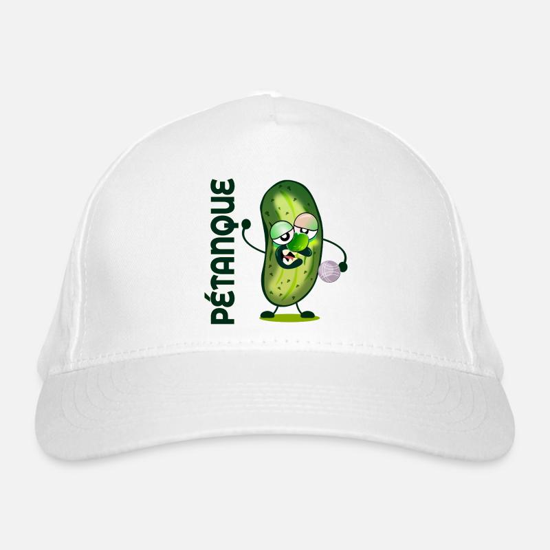 Cornichons Pétanque Casquette classique bio