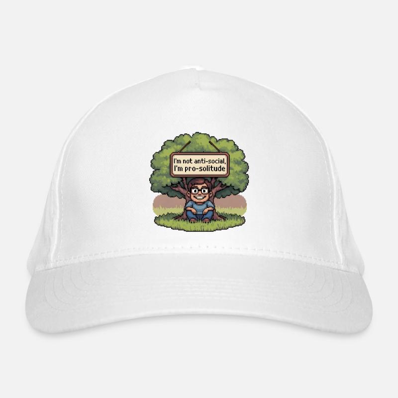 Pro Solitude Pixel Art Design Casquette classique bio