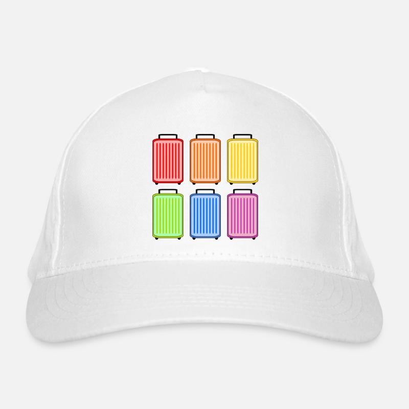KOFFER REGENBOGEN Bio-Baseballkappe