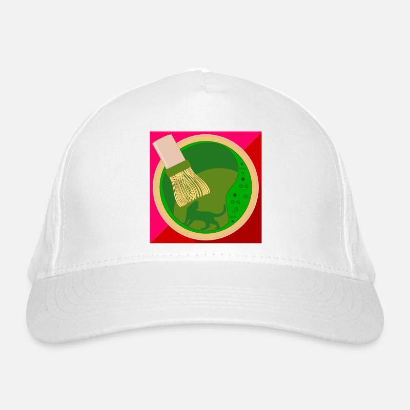 Chat Thé Vert Matcha Casquette classique bio