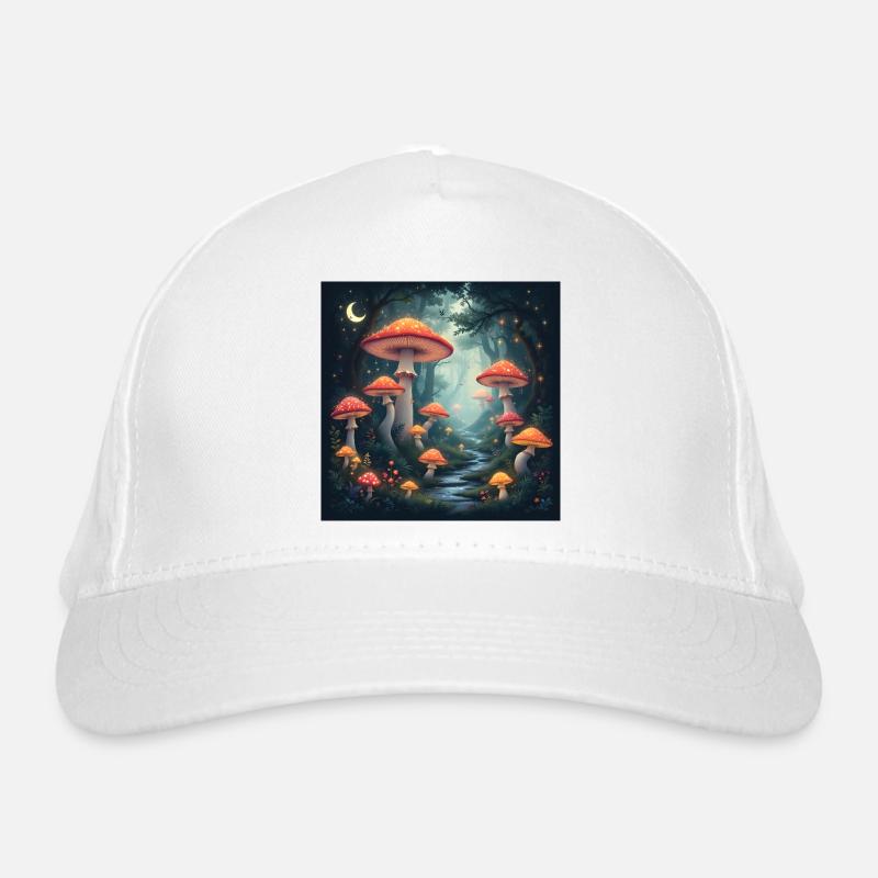 Mushroom Forest Bio-Baseballkappe